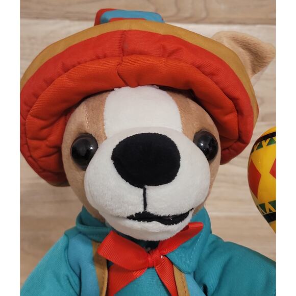 Animated Singing Mariachi Band Puppy Dog Chihuahua Sings La Bamba Tested Works - Picture 4 of 7